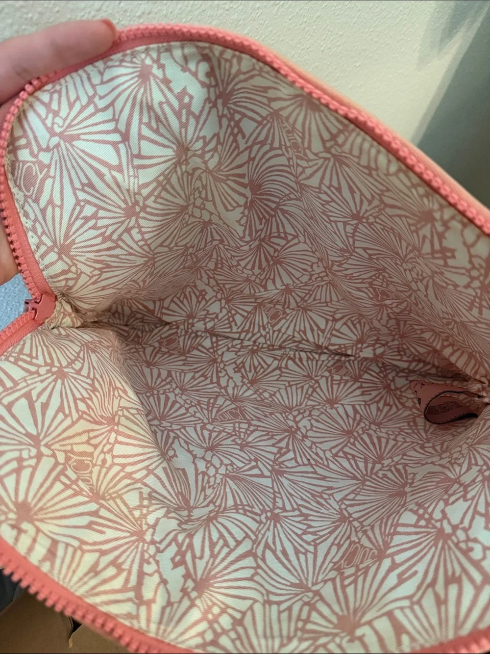 Juicy Couture Coral Pink 'Fun Is Back' Cosmetic Pouch